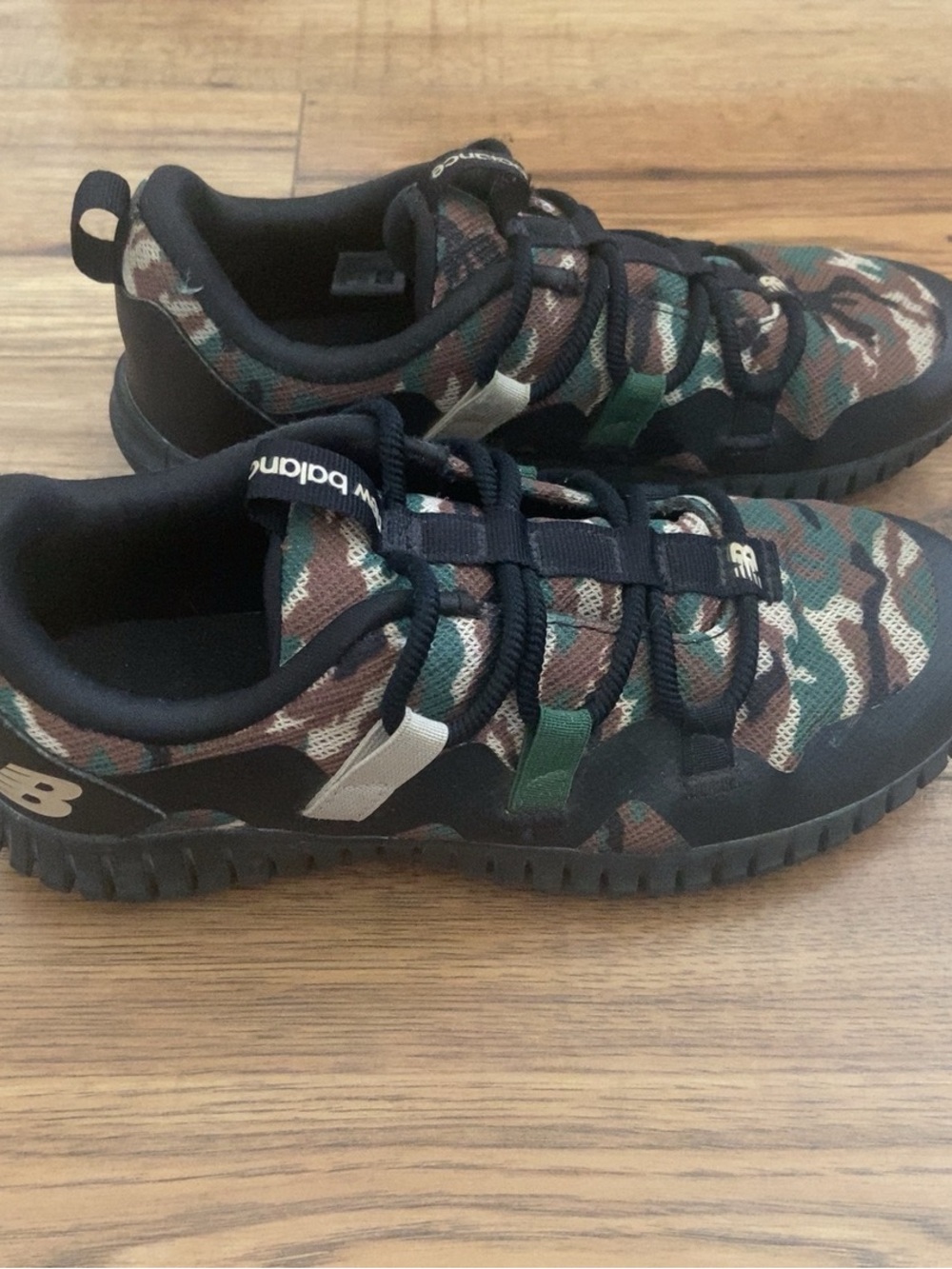New Balance Camo Trail Sneakers - Green/Brown/Black